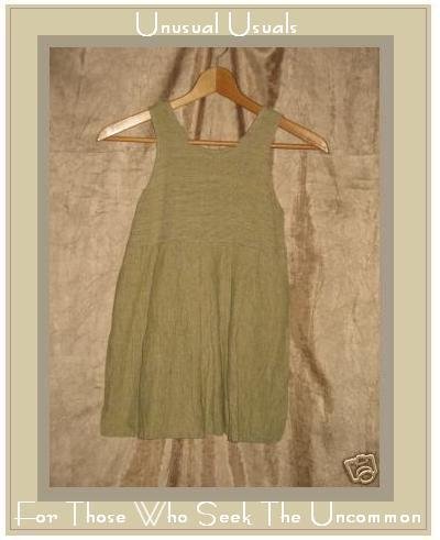 FLAXseeds By Angelheart Engelhart LINEN Dress XS FLAX
