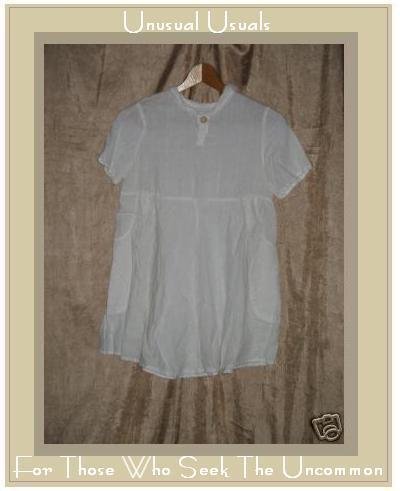FLAXseeds by Angelheart LINEN Dress Jeanne Engelhart Medium M