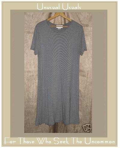 J. JILL SO SOFT STRIPED RAYON KNIT DRESS SIZE SMALL S