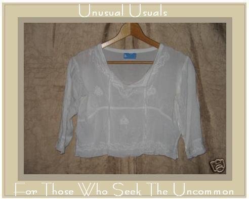 La Petite Plage White Rayon Boho Hippy Shirt Top Small S