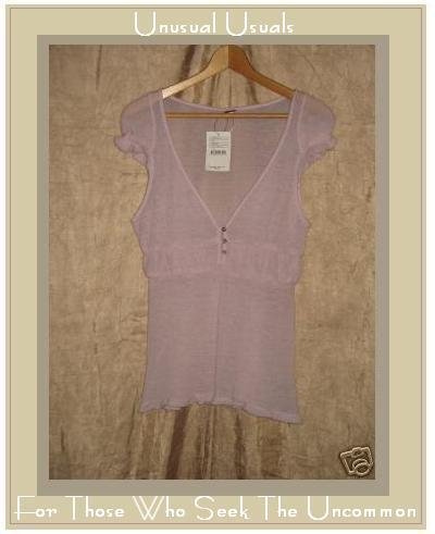 NEW FREE PEOPLE Pale Purple Ballet Sweater Shirt Top Medium M