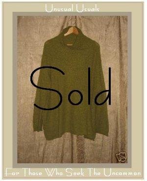 PASHOOT New York Cozy Green Pullover Sweater One Size