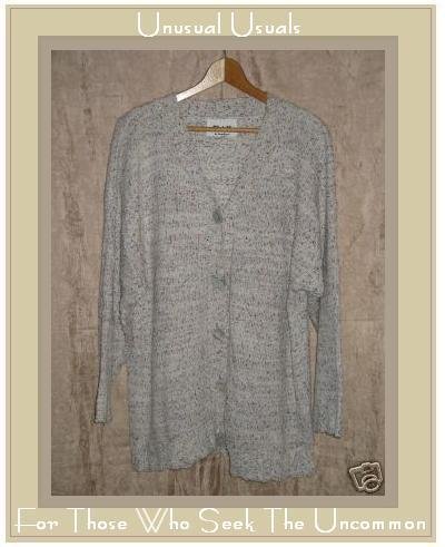 FLAX by ANGELHEART Cardigan Sweater Jeanne Engelhart Small Medium S M