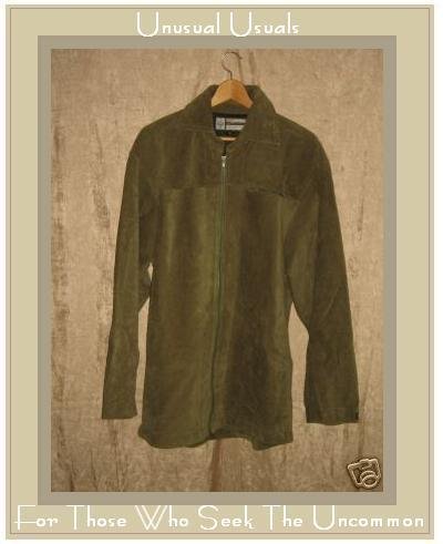 PRANA Soft Earthy Green Corduroy Coat Jacket X-Large XL