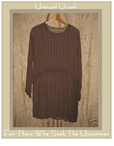 ANGELHEART DESIGNS By Jeanne Engelhart FLAX Reversible Dress Medium M