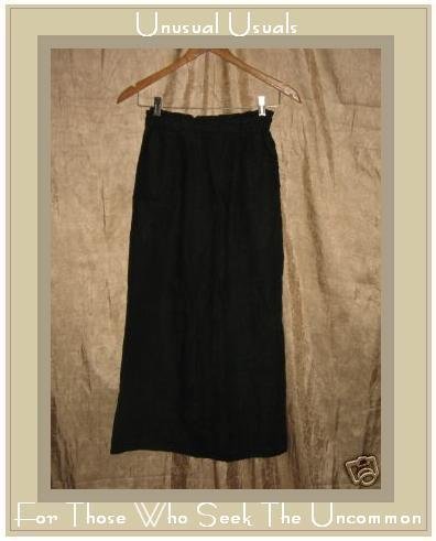 Flax by Jeanne Engelhart Long Full LINEN Skirt Small S