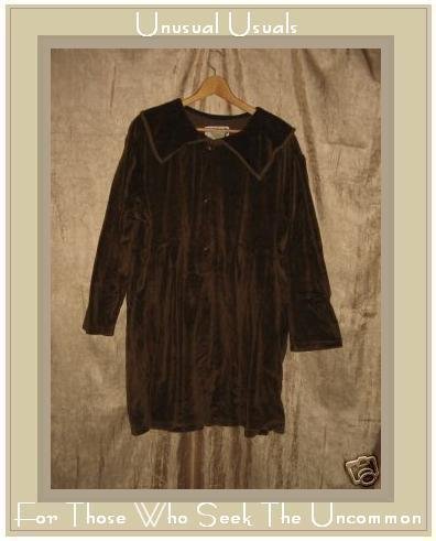 Angelheart Design by Jeanne Engelhart Flax Velour Dress MEDIUM M