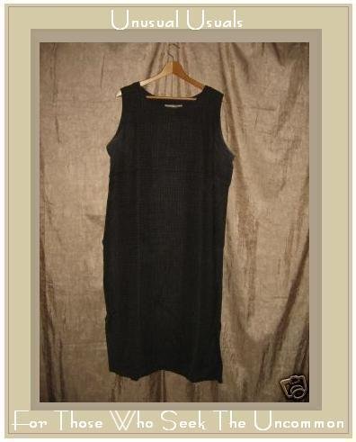 SWEET JESSIE Earthy Brown Linen Tweed Jump Dress 2XP 2X