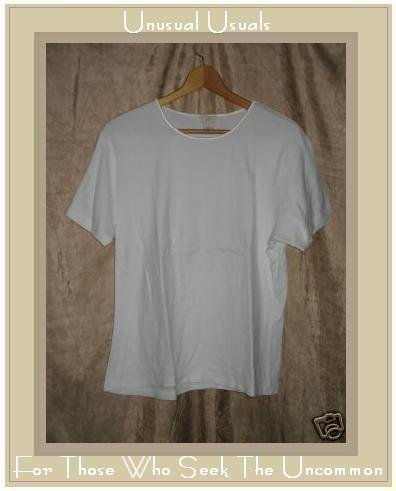 J. JILL Soft White Cotton Knit Pullover Shirt Top Large L