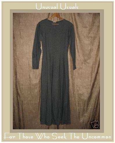 BOWMAN New York Gray Knit Shapely Pullover Dress Medium M
