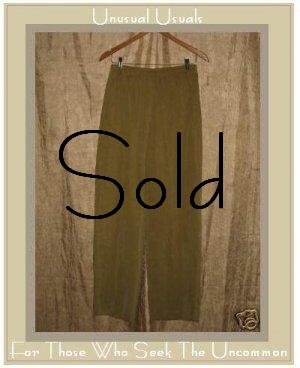 KINDRED SPIRIT Corduroy Textured Tencel Pants Medium M
