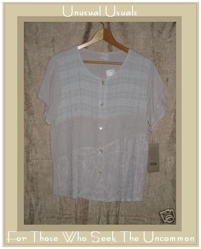 New STAMP Nothing Matches Patchwork Top Shirt Medium M
