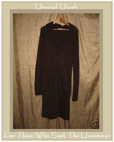 Ci Sono Long Soft Brown Duster Cardigan Sweater Large L