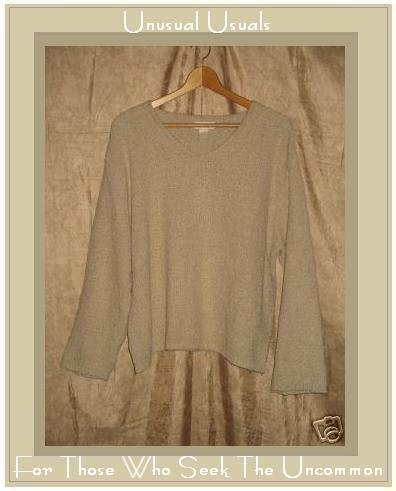 J. Jill Soft Taupe Nubby Knit Pullover Sweater Top Medium M
