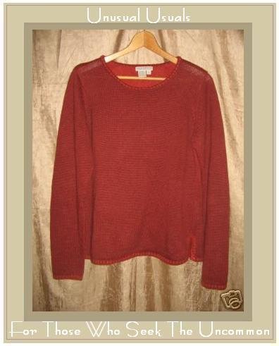 Royal Robbin Russet Knit Pullover Sweater Top Medium M