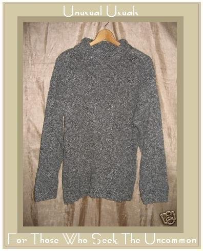 SNOW Gray Turtleneck Tunic Sweater Small S