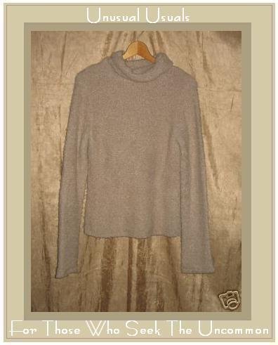J. Crew Soft Nubby Taupe Turtleneck Tunic Sweater Large L