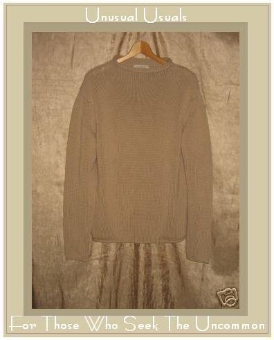 J. Crew Soft Camel Cotton Tunic Sweater Medium M
