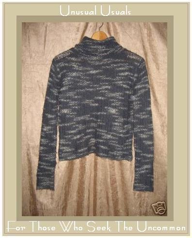 Lux Lux Soft Gray Turtleneck Tunic Sweater Large L