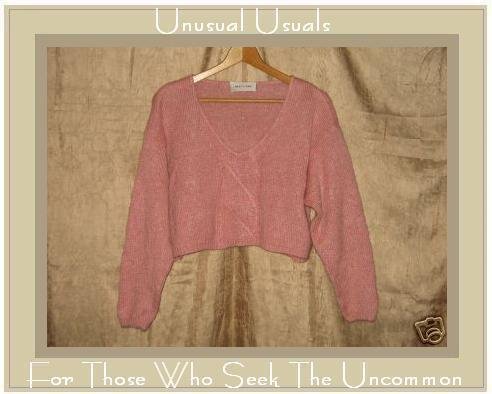 MOD ECRAN Soft Pink Knit Pullover Sweater Top Large L