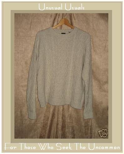 Gap Soft Lamswool Aran Knit Fisherman's Sweater Small S