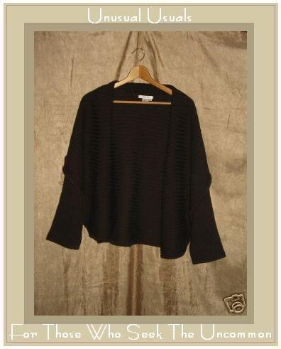 CO & EDDY Soft Wide Ribbed Shawl Neck Cardigan Sweater L XL