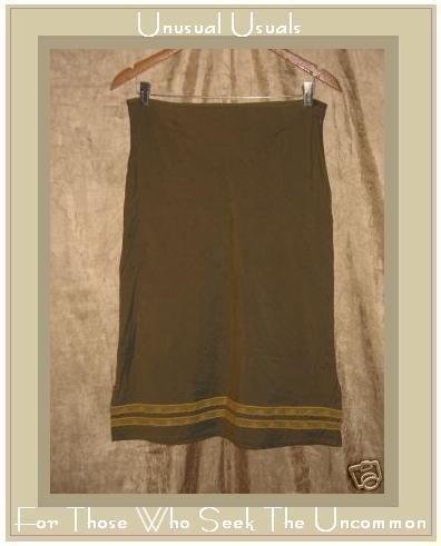 FREE PEOPLE Knee Length Ribbon Skirt Medium 9 / 10