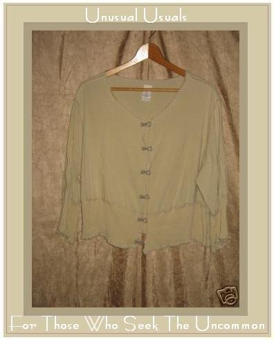 GARB Boutique Cropped Jacket Top Shirt S M