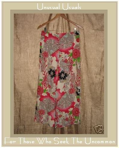 GLOBE TROTTER Clothing of Bali Fabulous Floral Flood Pants Medium M