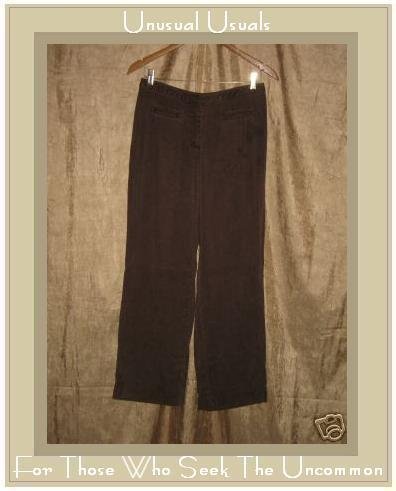 J. JILL Soft Brown Tencel Pants Slacks Size 6 Petite XS S