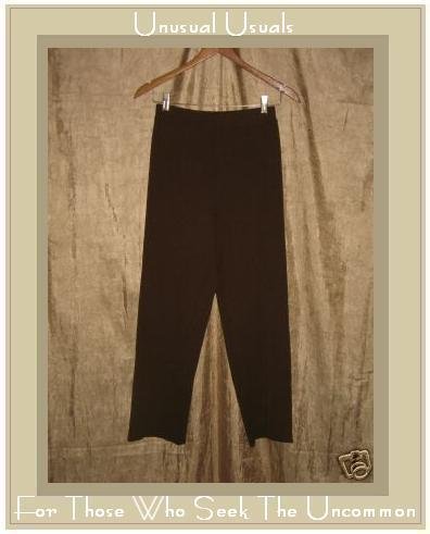 EILEEN FISHER Loose Brown Wool Pants X-Small XS