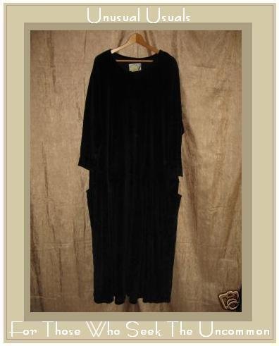 Angelheart Designs by Jeanne Engelhart Flax Velour Dress LARGE L
