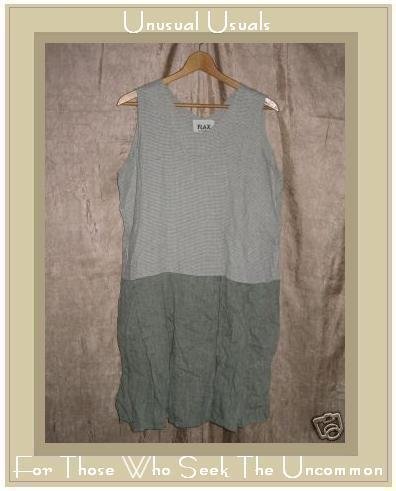FLAX by ANGELHEART Jeanne Engelhart Tunic Dress Dress LARGE L