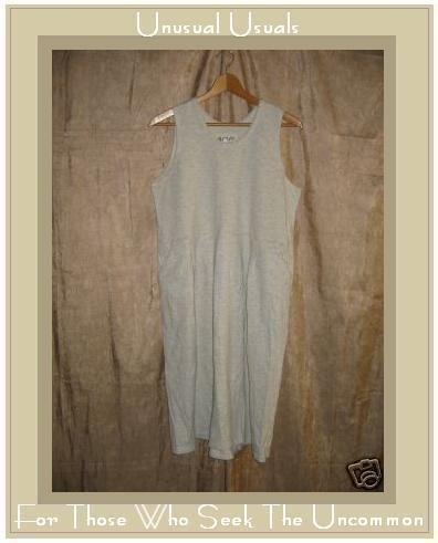 FLAXseeds by Jeanne Engelhart Soft COTTON Jump Dress LARGE L