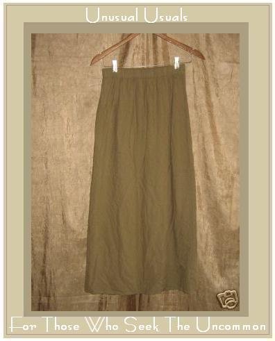 EILEEN FISHER Long Taupe Silk Wrap Skirt Size 1 Small S