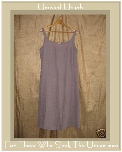 Eileen Fisher Soft Lavender Irish Linen Dress Medium M