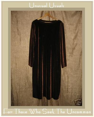 J. Jill Elegant Brown Velour Pullover Dress X-Large Tall XLT