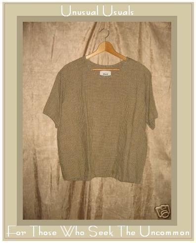 FLAX Jeanne Engelhart Linen Pullover Shirt Tunic Top Medium M