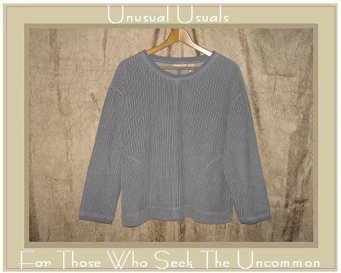 J. Jill Soft Blue Gray Corduroy Pullover shirt top Medium Petite MP