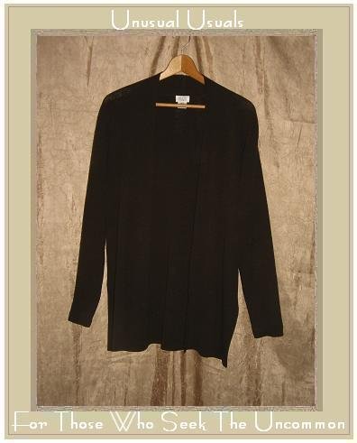 EILEEN FISHER Brown Wool Open Cardigan Sweater Medium M