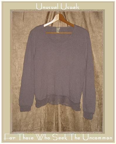 J. Jill Light Weight Lavender Silk Tunic Top Sweater Medium M