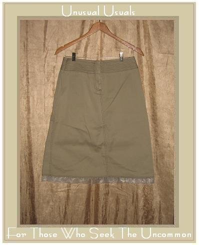 Neesh by D.A.R. Ribbon Trimmed Cargo Skirt Small S