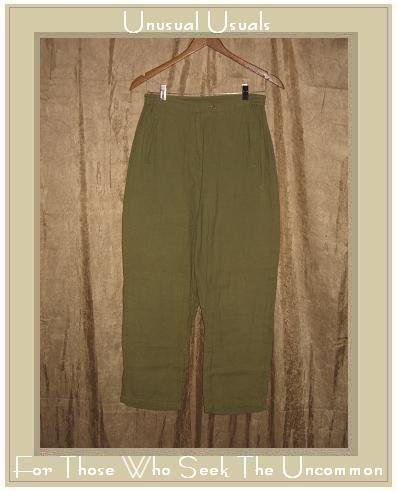 Essentials by PUTUMAYO Leafy Green Trousers Pants Medium M