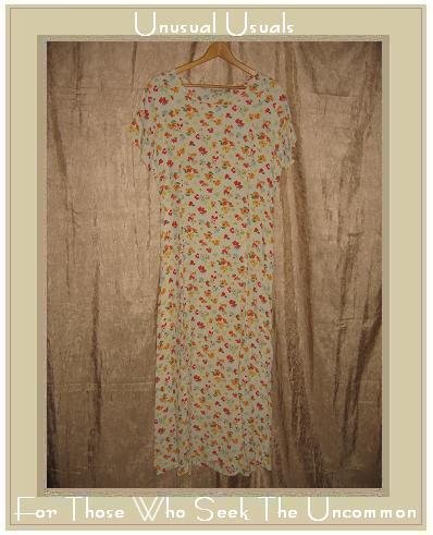 PUTUMAYO Long Floral Drawstring Waist Dress Small S