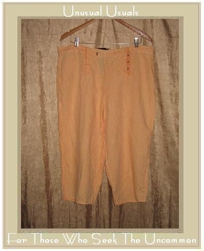 FLAX by Jeanne Engelhart Short & Snappy Sailors Pants Large L