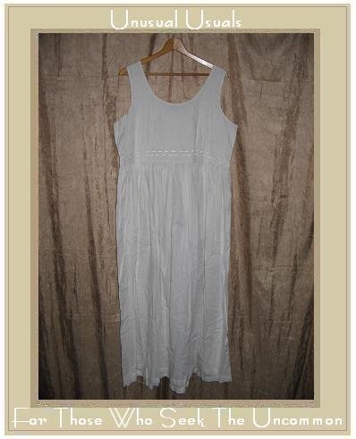 MODA INT'L Long White Embroidered Cotton Dress Size 16 1X