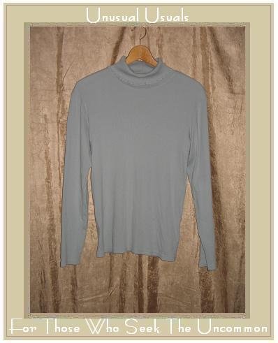 J. JILL Soft Sage Green Cotton Knit Pullover Shirt X-Large XL