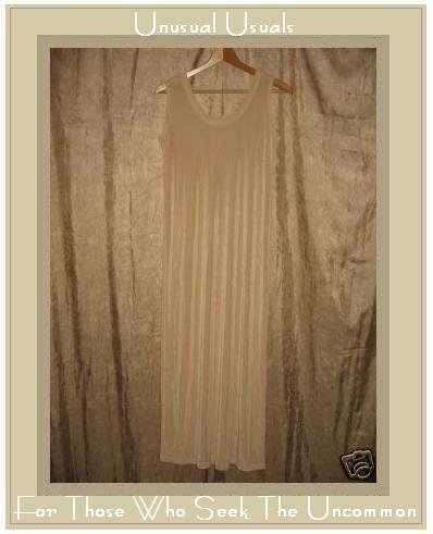 FLAX by Jeanne Engelhart Slinky Yellow Knit Tank Dress SMALL S