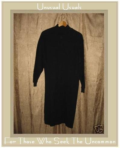 BOWMAN TRADING Long Black Knit Pullover Turtleneck Dress Size 2 Medium M