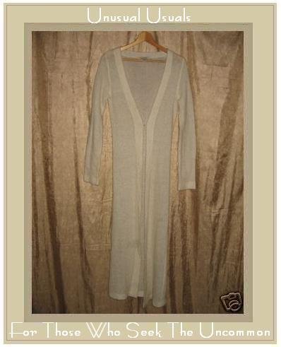 Free People Ethereal Cream Sweater Duster Cardigan Small S